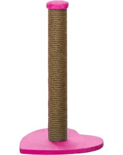 Когтеточка столбик для кошек Боня 30х30х50 см розовый Вака