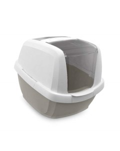 Туалет для кошек Maddy прямоугольный бежевый серый 62х49 5х47 5 см Imac