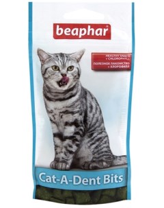 Лакомство для кошек Cat A Dent Bits подушечки домашняя птица 35 г Beaphar