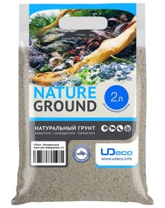 Натуральный песок для аквариумов и террариумов River Light бежевый 0 1 0 6 мм 2 л Udeco