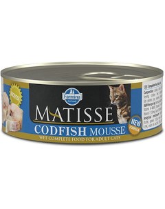 Консервы для кошек Matisse Adult мусс с треской 85г Farmina