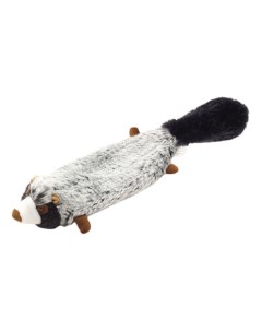 Мягкая игрушка для собак Енот серый черный коричневый 56 см Триол