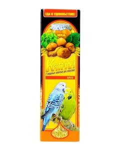 Лакомство для волнистых попугаев Медовые палочки с орехом 20 г 2 шт Katrin