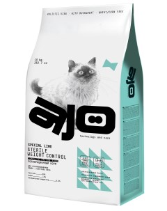 Сухой корм для кошек Cat Sterile Weight Control для стерилизованных 10 кг Ajo