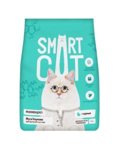 Сухой корм для кошек с курицей для стерилизованных 5кг Smart cat