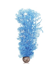 Искусственное растение для аквариума Синий морской веер средний пластик 30см Biorb