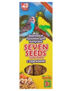 Палочки для попугаев Seven Seeds орехи 3 шт 90 г Nobrand