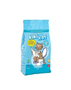 Наполнитель для туалета кошек Горная свежесть комкующийся бентонитовый 10 л Kikikat