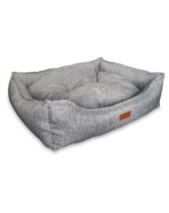 Лежанка для кошки собаки текстиль 80x90x25см серый Saival