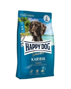 Сухой корм Karibic для собак с морской рыбой и картофелем беззерновой 11 кг Happy dog