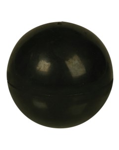 Апорт для собак Мяч большой из резины черный 8 см Зооник