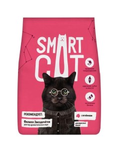 Сухой корм для кошек ягненок 1 4кг Smart cat