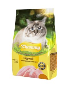 Сухой корм для кошек курица 10кг Chammy