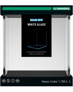 Аквариум Nanocube White Glass 30 л Dennerle