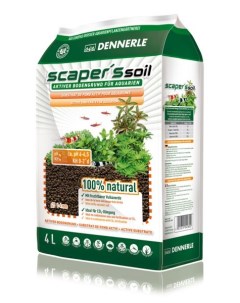 Питательный грунт Scaper s Soil 1 4мм 8л Dennerle
