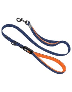 Поводок для собак Walk Base Leash M синий с оранжевым Joyser