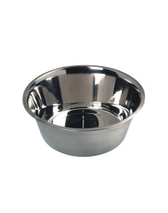 Одинарная миска для собак металл серебристый 0 75 л Dogman