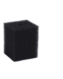 Губка прямоугольная для фильтра 7 ретикулированная 30 PPI 8 х 8 х 10 см черная Aqua story