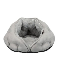 Лежак для собак Feather с бортиком серый 65x60 см Trixie
