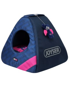 Домик для кошек синий розовый 40x40x41см Joyser