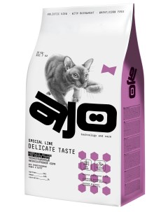Сухой корм для кошек и котят Cat Delicate Taste для привередливых 10 кг Ajo