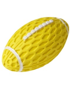 Развивающая игрушка для собак Silver Series мяч регби с пищалкой желтый 14 5 см Homepet