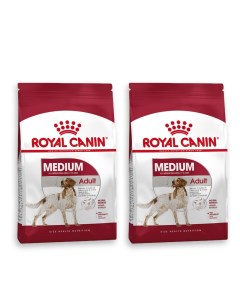Сухой корм для собак Medium Adult свинина 2шт по 3кг Royal canin