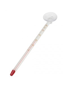 Термометр для аквариума стеклянный с присоской от 0 до 50 C 15х0 5 см Ebi