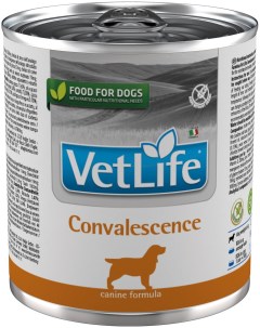Консервы для собак Vet Life Convalescence в период восстановления 300г Farmina