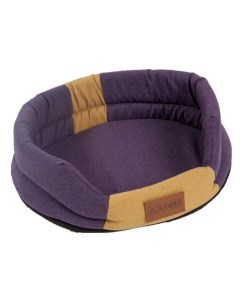 Лежанка для собак Animal фиолетовый желтый S 65x54x23см Katsu