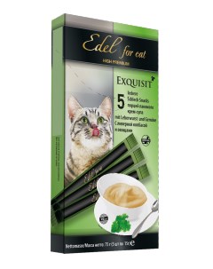 Лакомство для кошек Edel for Cat крем суп с ливерной колбасой и овощами 11 шт по 75 г Edel cat
