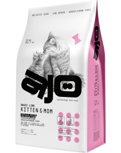 Сухой корм для котят беременных и кормящих кошек Cat Kitten Mom 10 кг Ajo