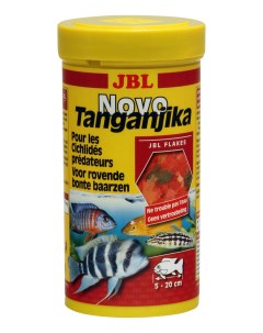 Корм для хищных циклид NovoTanganjika из рыбы и планктонных животных хлопья 1 л Jbl