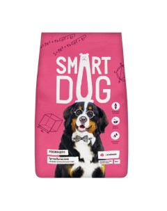 Сухой корм для собак ягненок для крупных пород 18кг Smart dog
