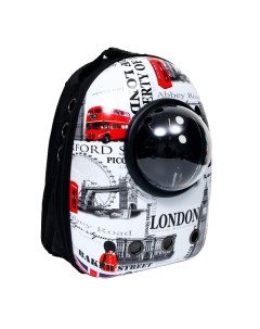 Рюкзак для переноски животных с окном для обзора Лондон 32 х 25 х 42 см Пижон