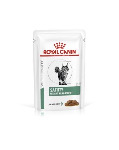 Влажный корм для кошек Vet Diet Satiety Weight Management мясо 85г Royal canin