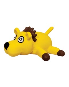 Игрушка пищалка для собак Лев из латекса желтый 11 5 см Триол