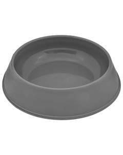 Одинарная миска для кошек и собак полипропилен серый 0 2 л Дарэленд