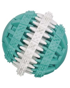 Жевательная игрушка для собак Dental Fun Мяч Комби голубо белый 6см Nobby