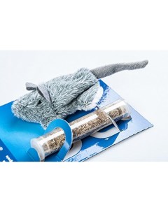 Игрушка для кошек Мышка текстиль серый 8 см Trixie