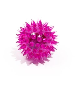 Игрушка для кошек Мяч светящийся мини TPR 3 5 см фуксия Пижон