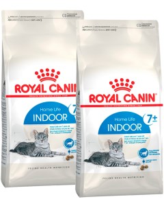 Сухой корм для кошек Indoor 7 для пожилых 2 шт по 1 5 кг Royal canin