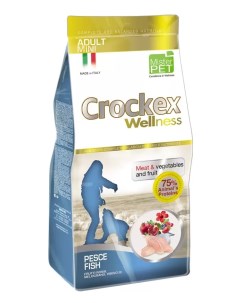 Сухой корм для собак Wellness Adult Mini рыба рис 7 5кг Crockex