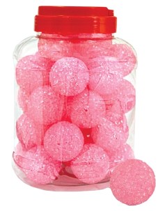 Мяч для кошек Зернистый пластик металл розовый 4 1 см 30 шт Триол