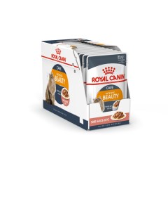 Влажный корм для кошек Intense Beauty мясо 24шт по 85г Royal canin