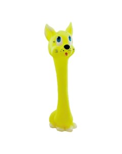 Жевательная игрушка для собак Гантель кошка в ассортименте 21 см Зооник