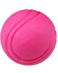 Жевательная игрушка для собак Мячик розовый длина 5 см Homepet