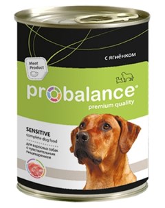 Консервы для собак Sensitive чувствительное пищеварение 850 г Probalance