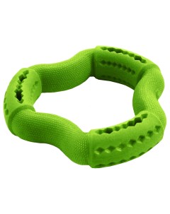 Жевательная игрушка для собак Aroma Гексагон из резины зеленый 14 9 см Триол