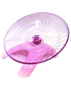 Беговое колесо для мелких грызунов пластиковое фиолетовый 18х18х11 см Homepet